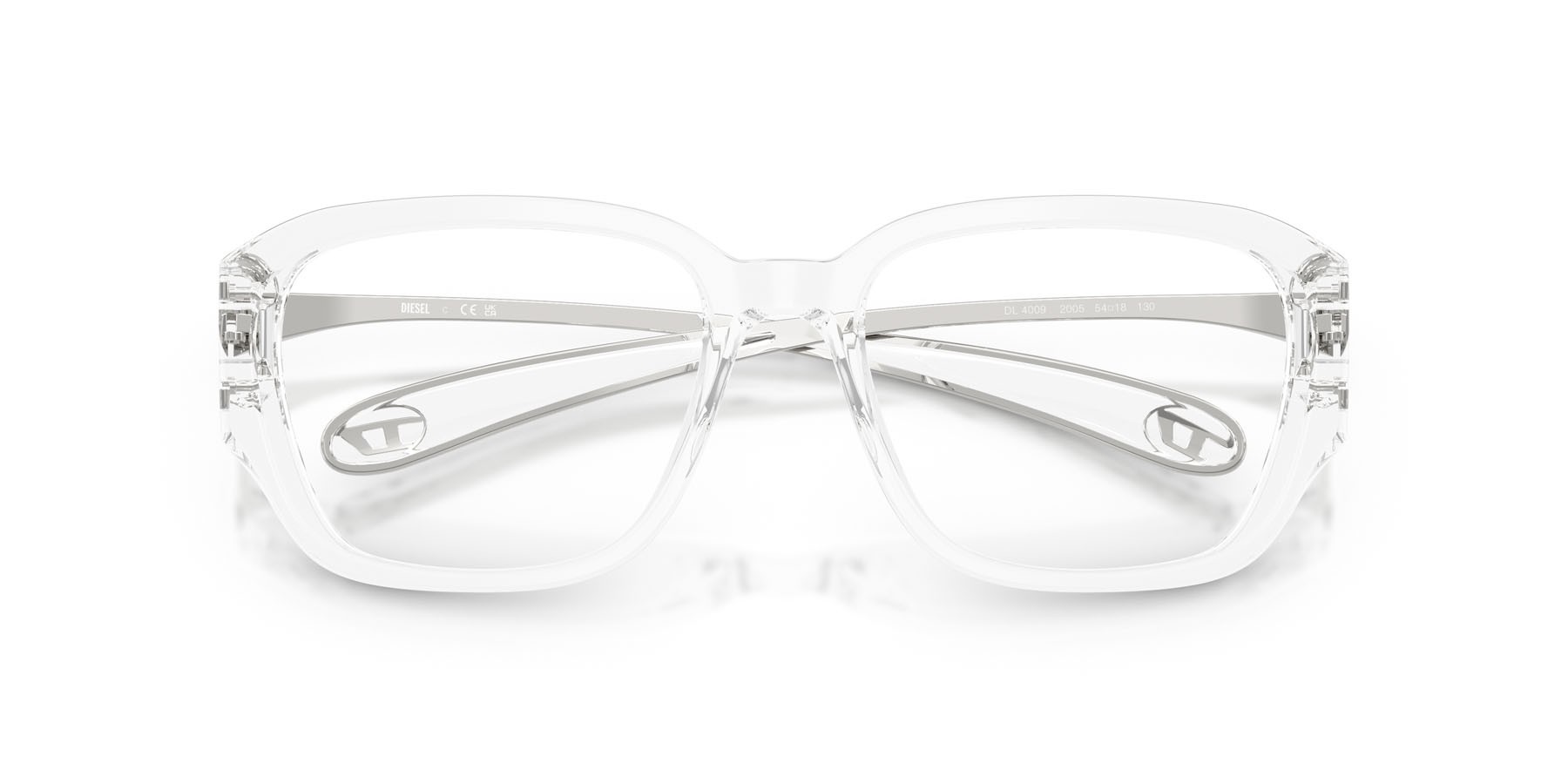 Eyeglasses Diesel DL 4009 (2005) color cristallo shape square lenses lente demo