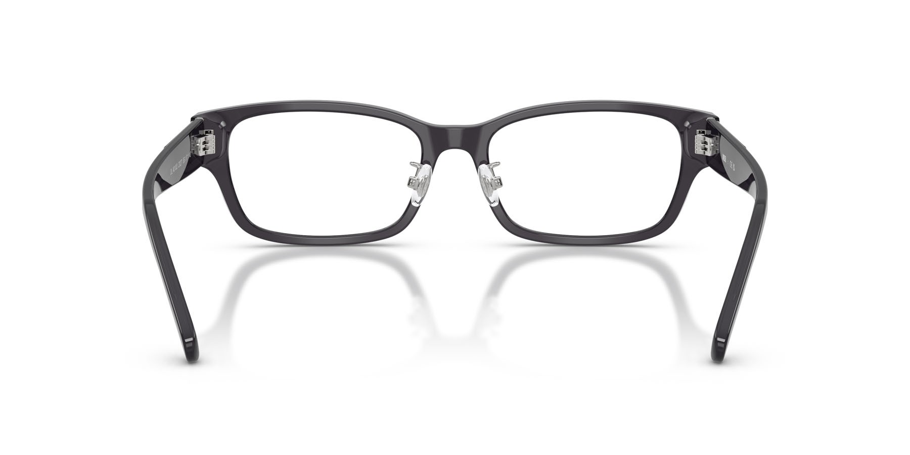 Eyeglasses Diesel DL 4010D (2027) color violetto scuro trasparente shape rectangle lenses lente demo