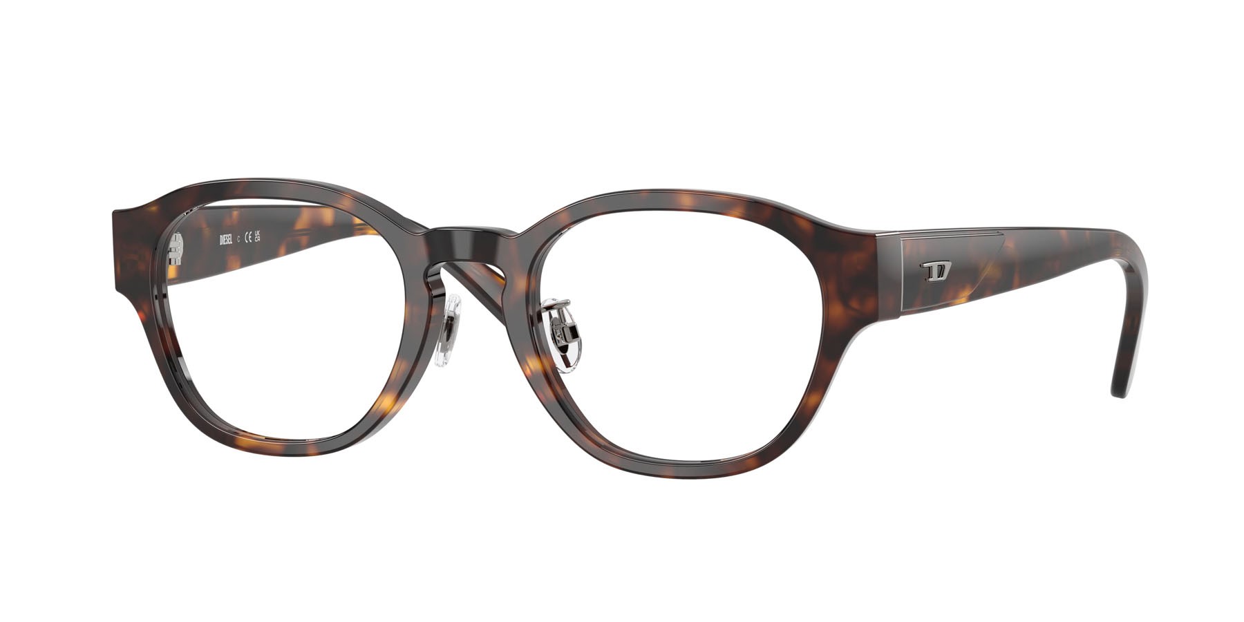 Eyeglasses Diesel DL 4011D (2003) color havana shape rectangle lenses lente demo