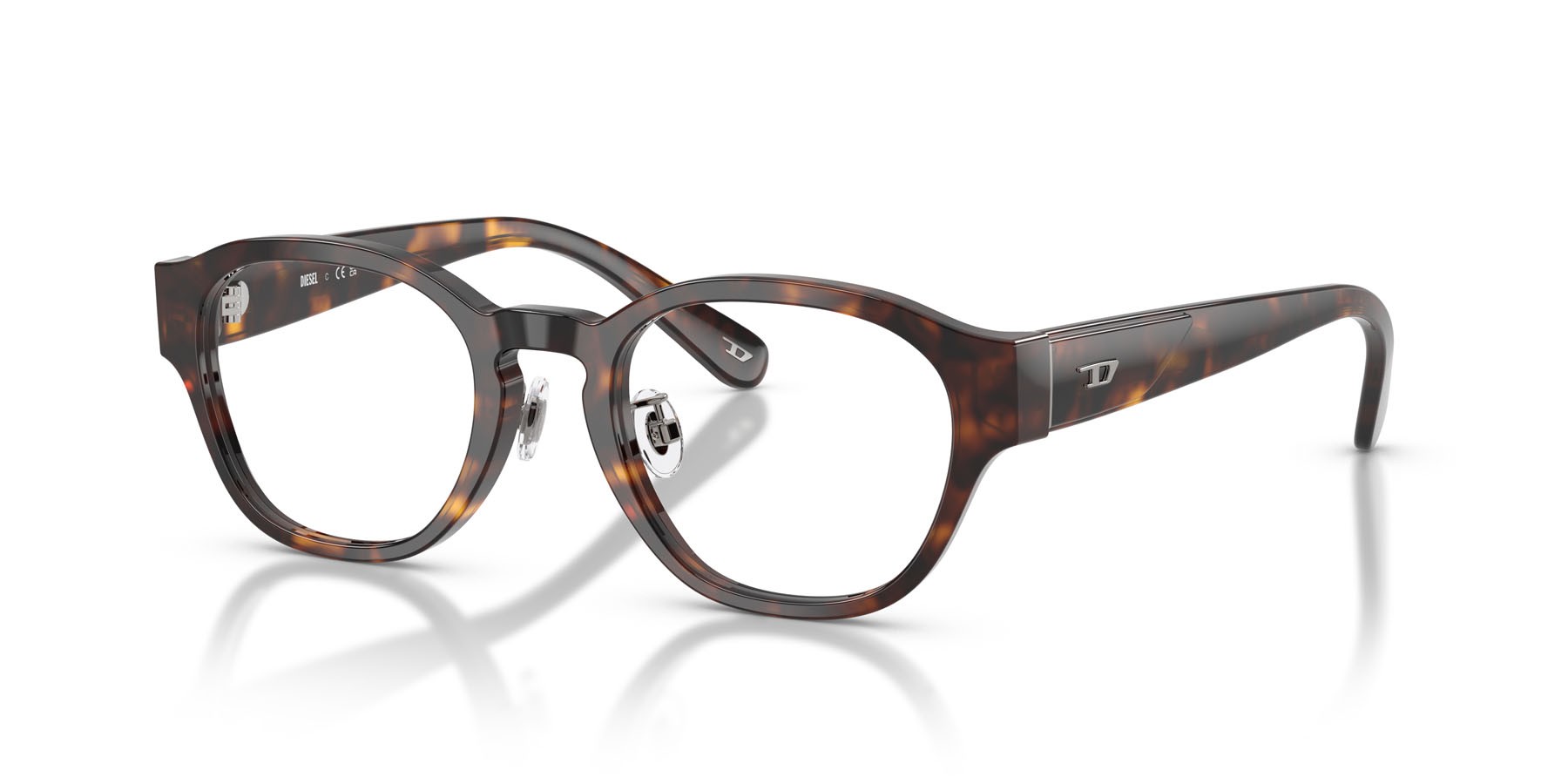 Eyeglasses Diesel DL 4011D (2003) color havana shape rectangle lenses lente demo