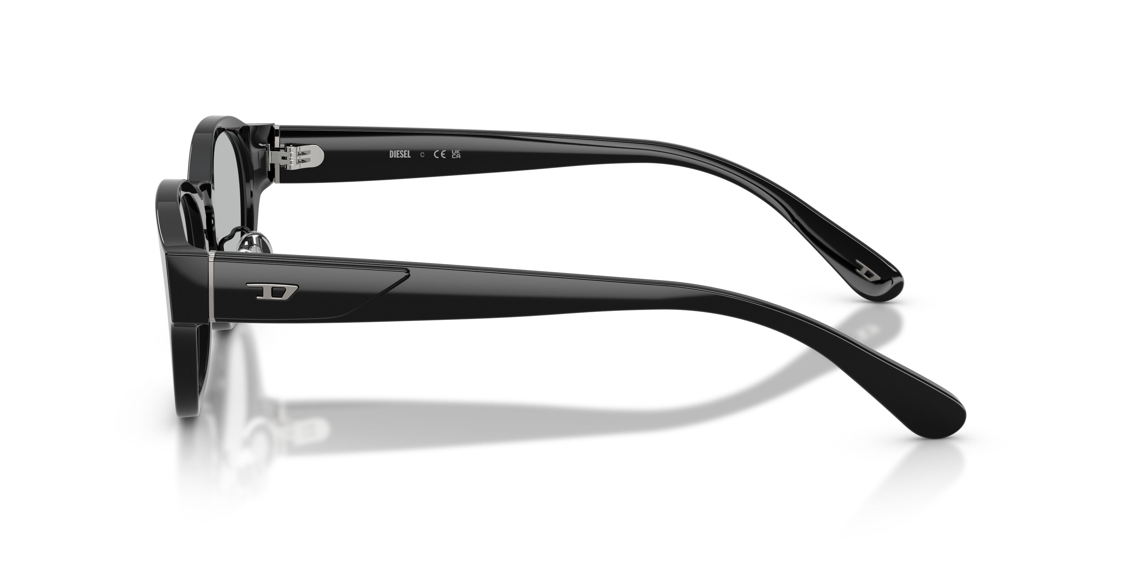 Eyeglasses Diesel DL 4011D (2064) color nero shape rectangle lenses grigio