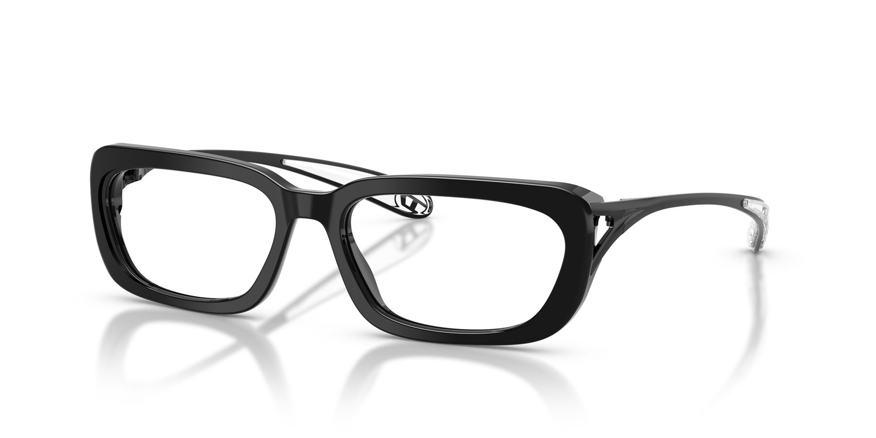 Eyeglasses Diesel DL 4012 (2001) color nero shape rectangle lenses lente demo