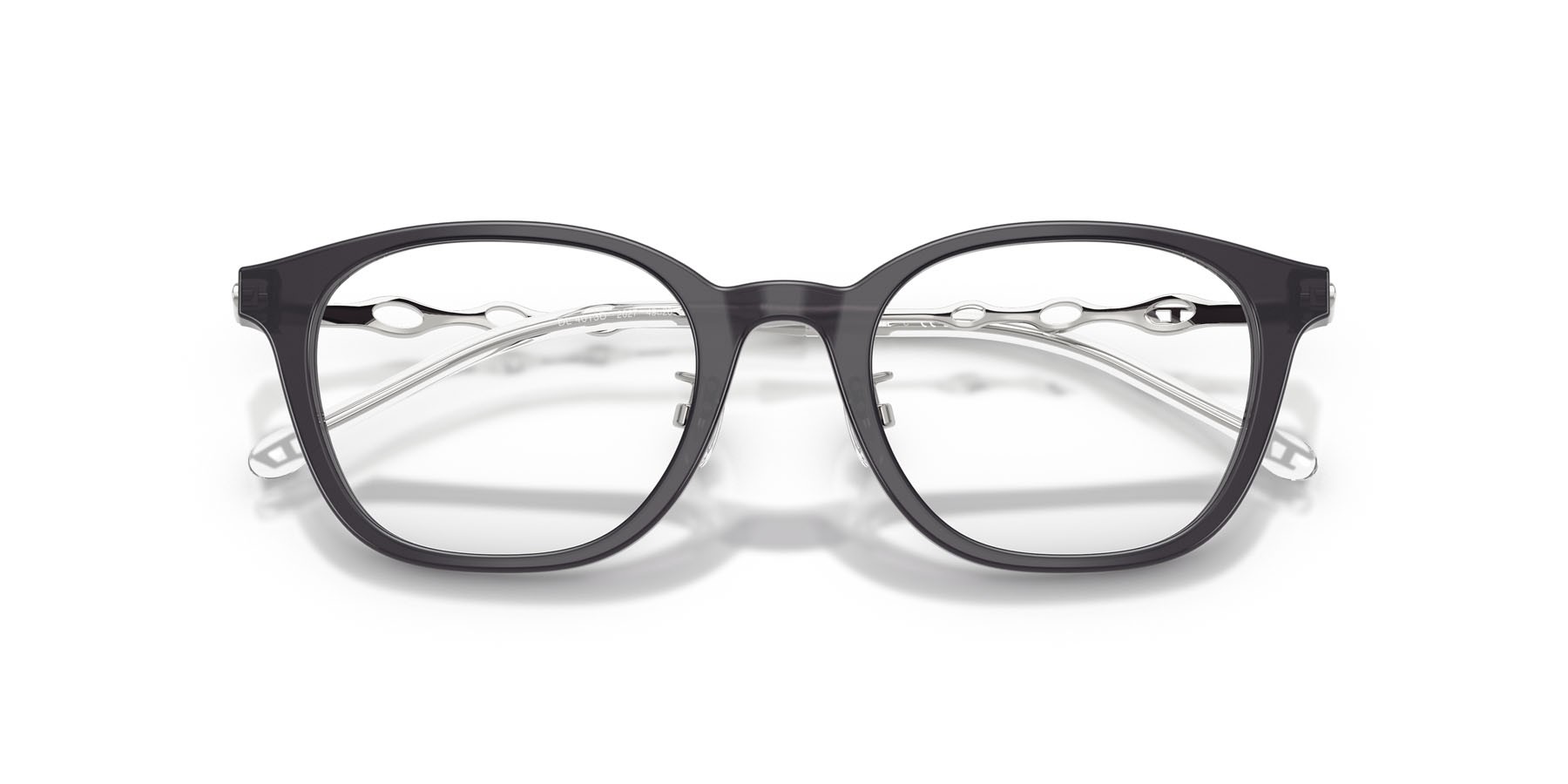 Eyeglasses Diesel DL 4013D (2027) color violetto scuro trasparente shape pantos lenses lente demo