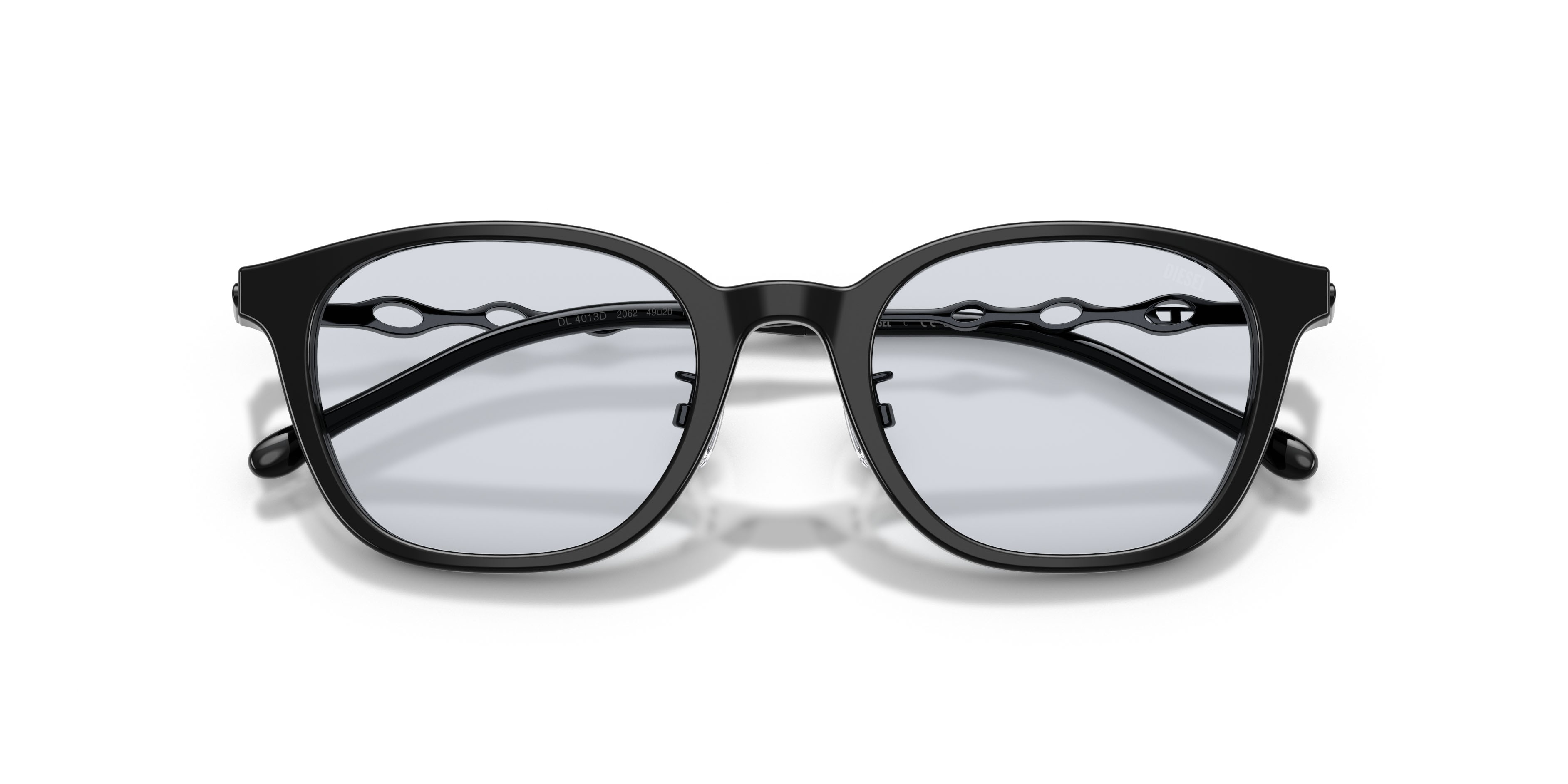 Eyeglasses Diesel DL 4013D (2062) color nero shape pantos lenses lente demo