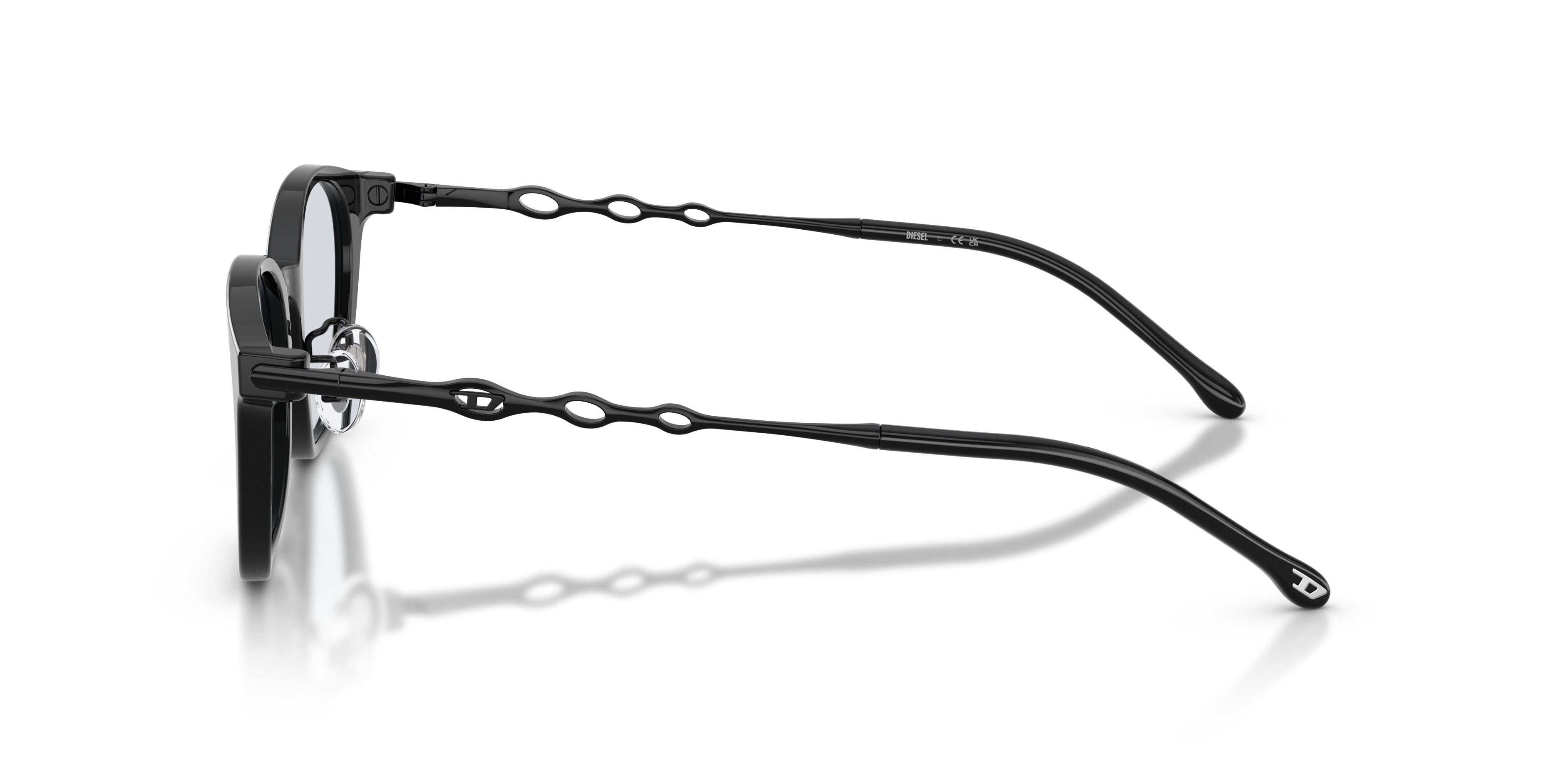 Eyeglasses Diesel DL 4013D (2062) color nero shape pantos lenses lente demo