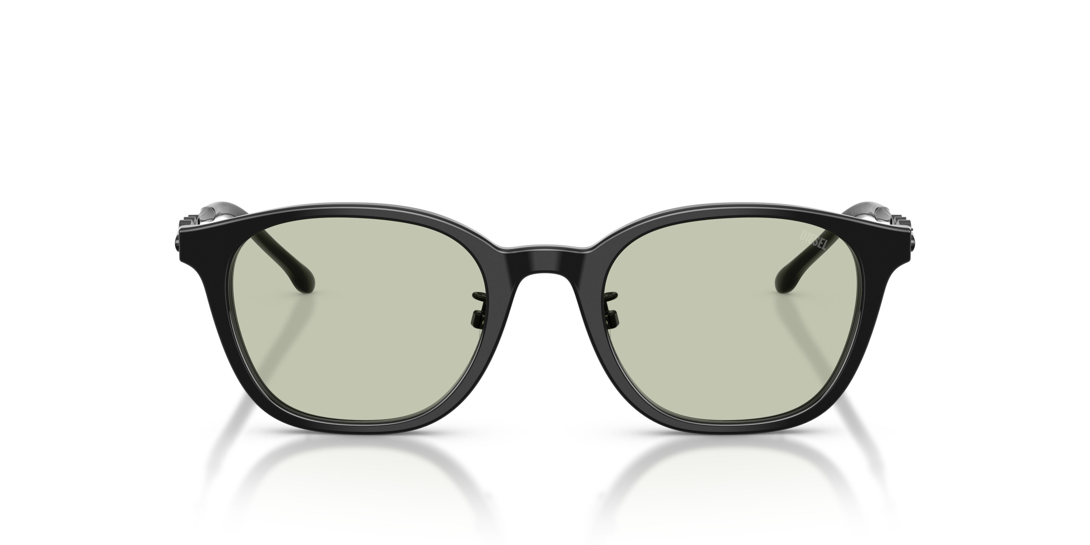 Eyeglasses Diesel DL 4013D (2063) color nero shape pantos lenses verde chiaro