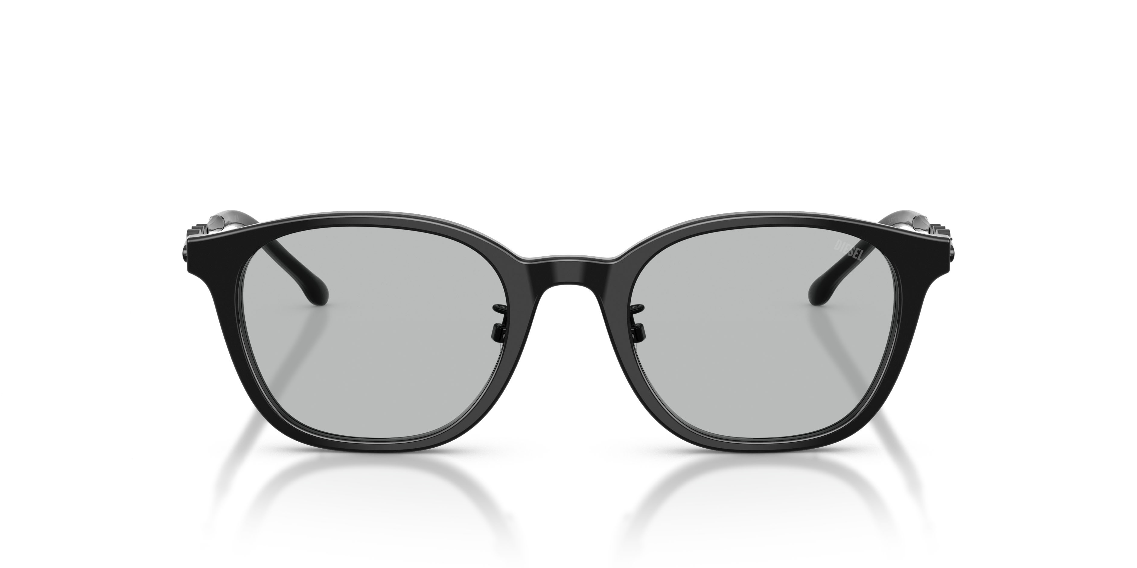 Eyeglasses Diesel DL 4013D (2064) color nero shape pantos lenses grigio