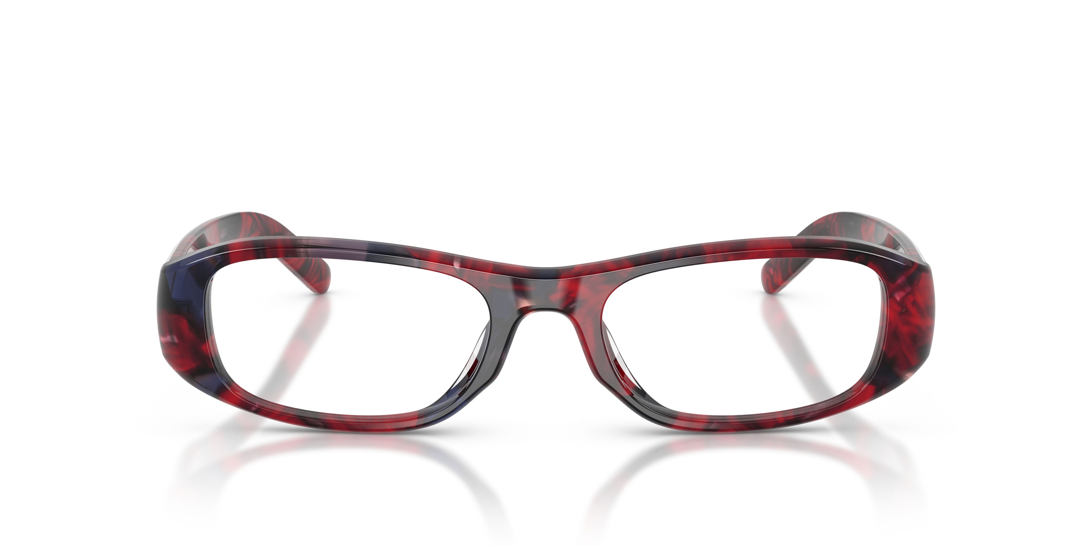 Eyeglasses Diesel DL 4014U (2040) color havana rosso shape square lenses lente demo