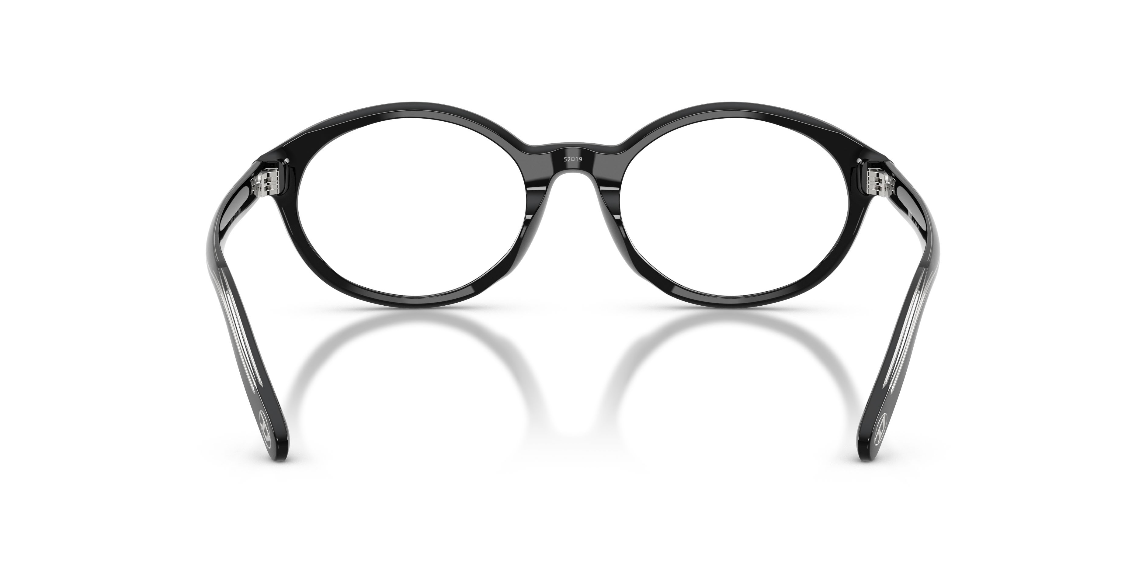 Eyeglasses Diesel DL 4015U (2001) color nero a tinta unita shape oval lenses lente demo