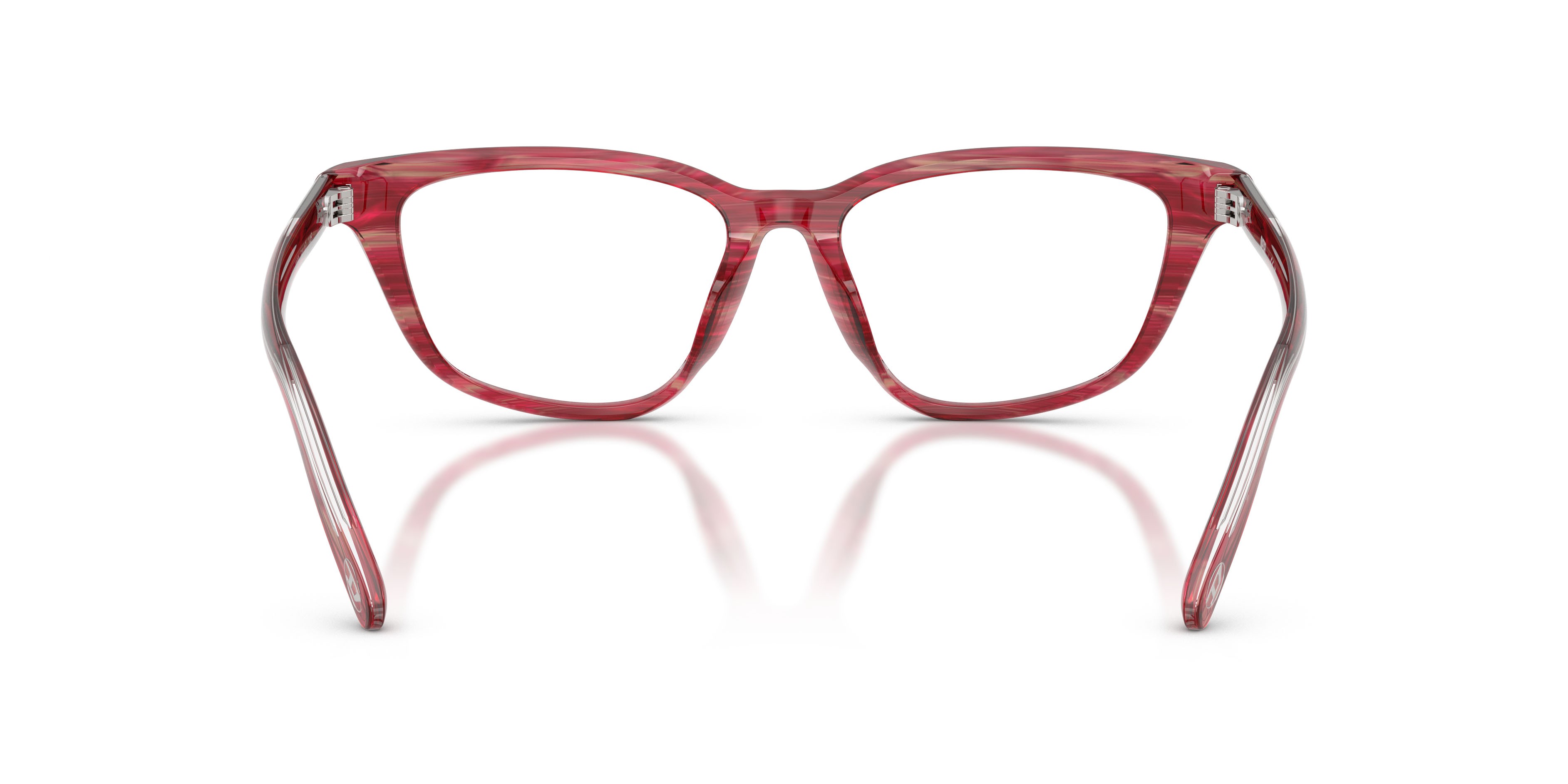 Eyeglasses Diesel DL 4016U (2038) color striated red shape cat eye lenses lente demo