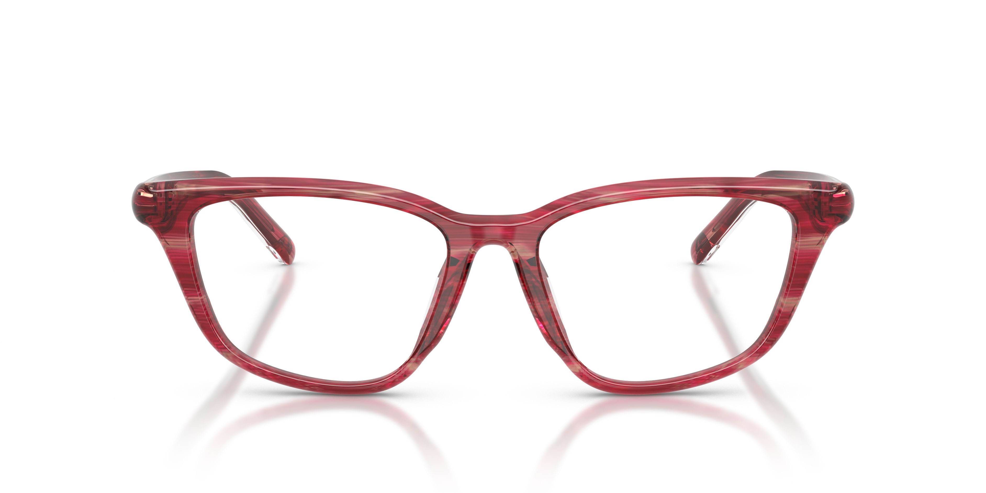 Eyeglasses Diesel DL 4016U (2038) color striated red shape cat eye lenses lente demo
