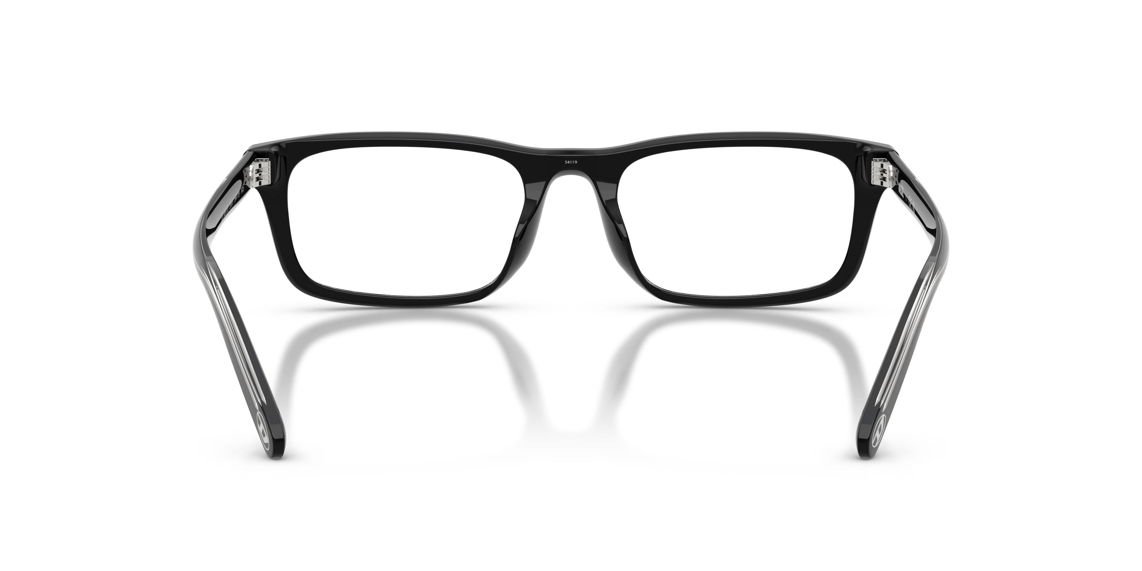 Eyeglasses Diesel DL 4017U (2001) color nero a tinta unita shape rectangle lenses lente demo