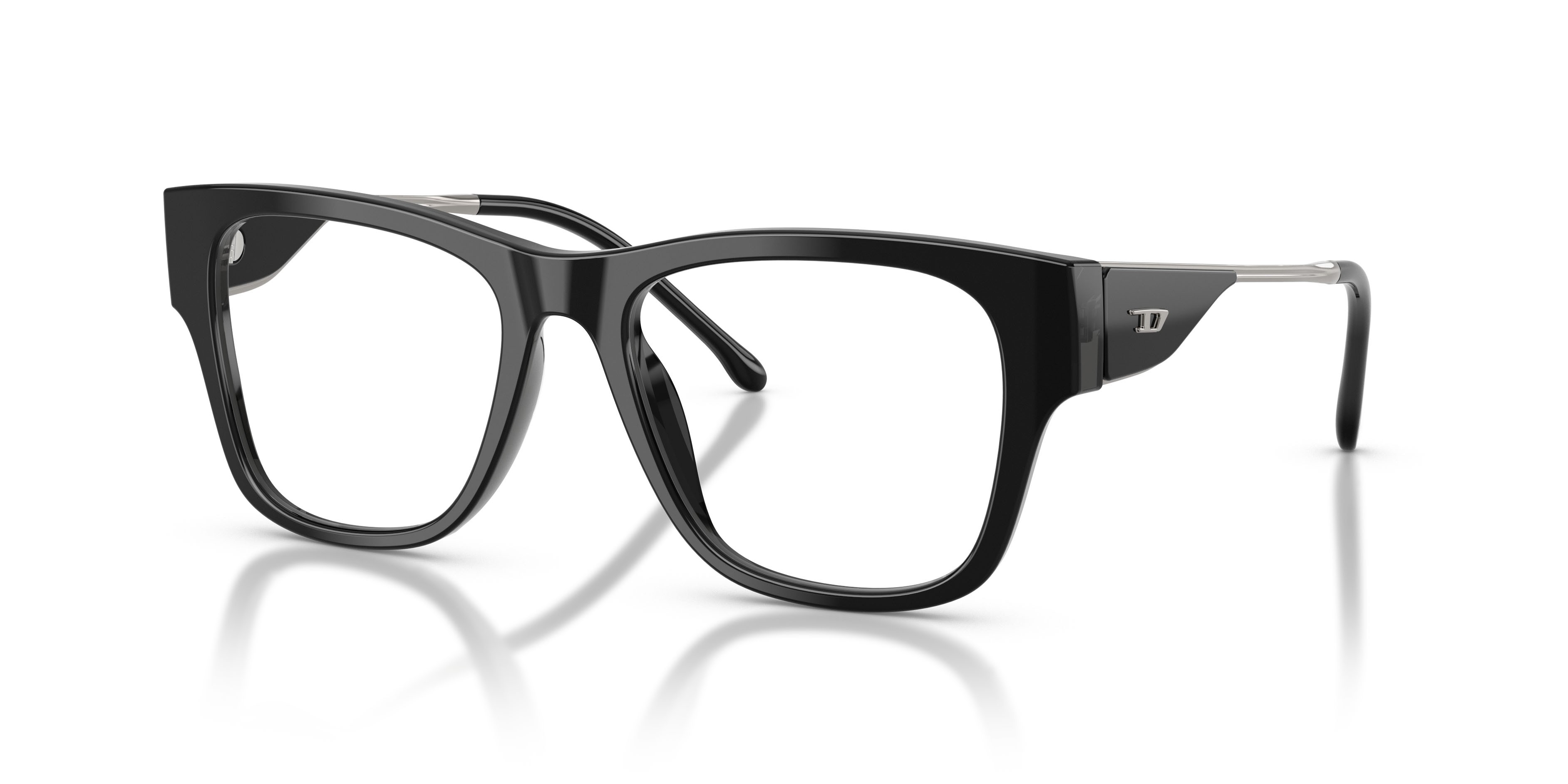 Occhiali da vista Diesel DL 4019U (2044) colore nero/grigio forma quadrato lenti lente demo