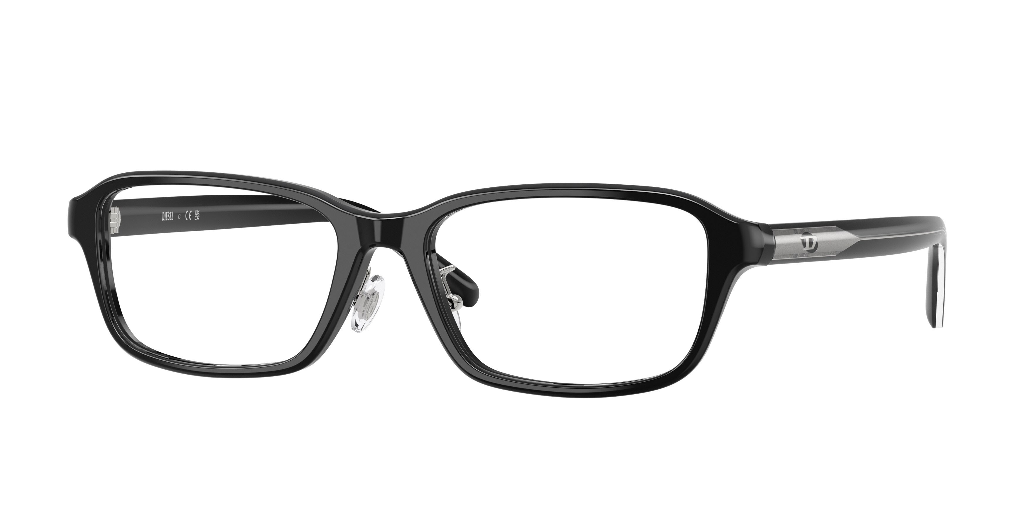 Eyeglasses Diesel DL 4020D (2001) color nero shape oval lenses lente demo
