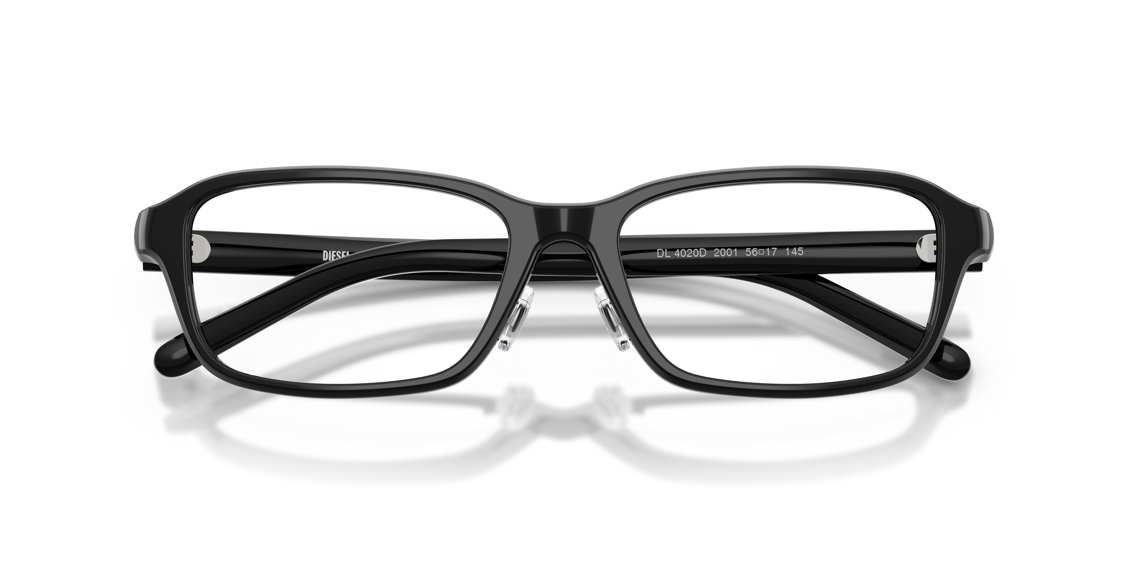 Eyeglasses Diesel DL 4020D (2001) color nero shape oval lenses lente demo