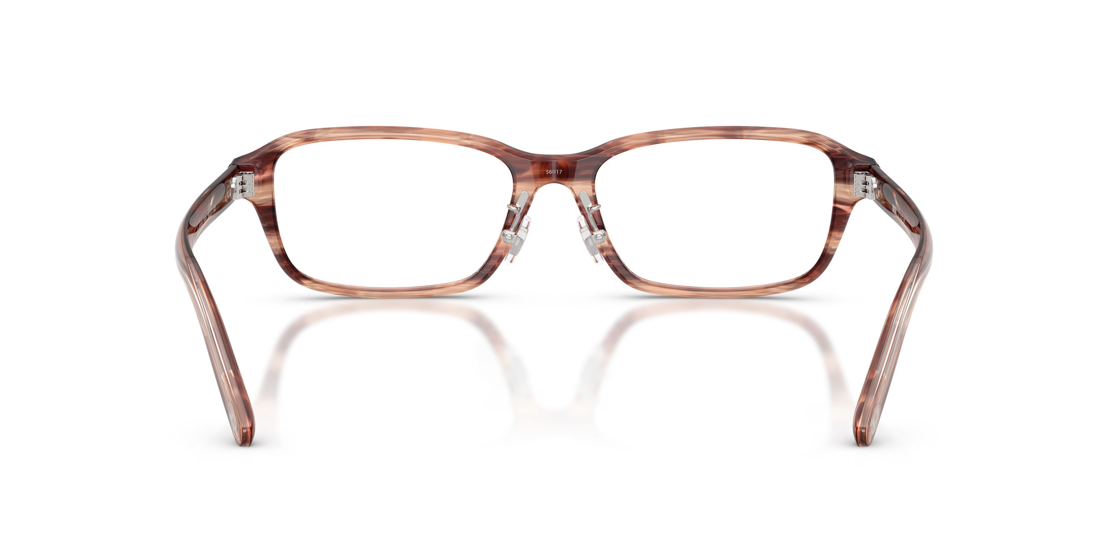 Eyeglasses Diesel DL 4020D (2036) color marrone striato shape oval lenses lente demo