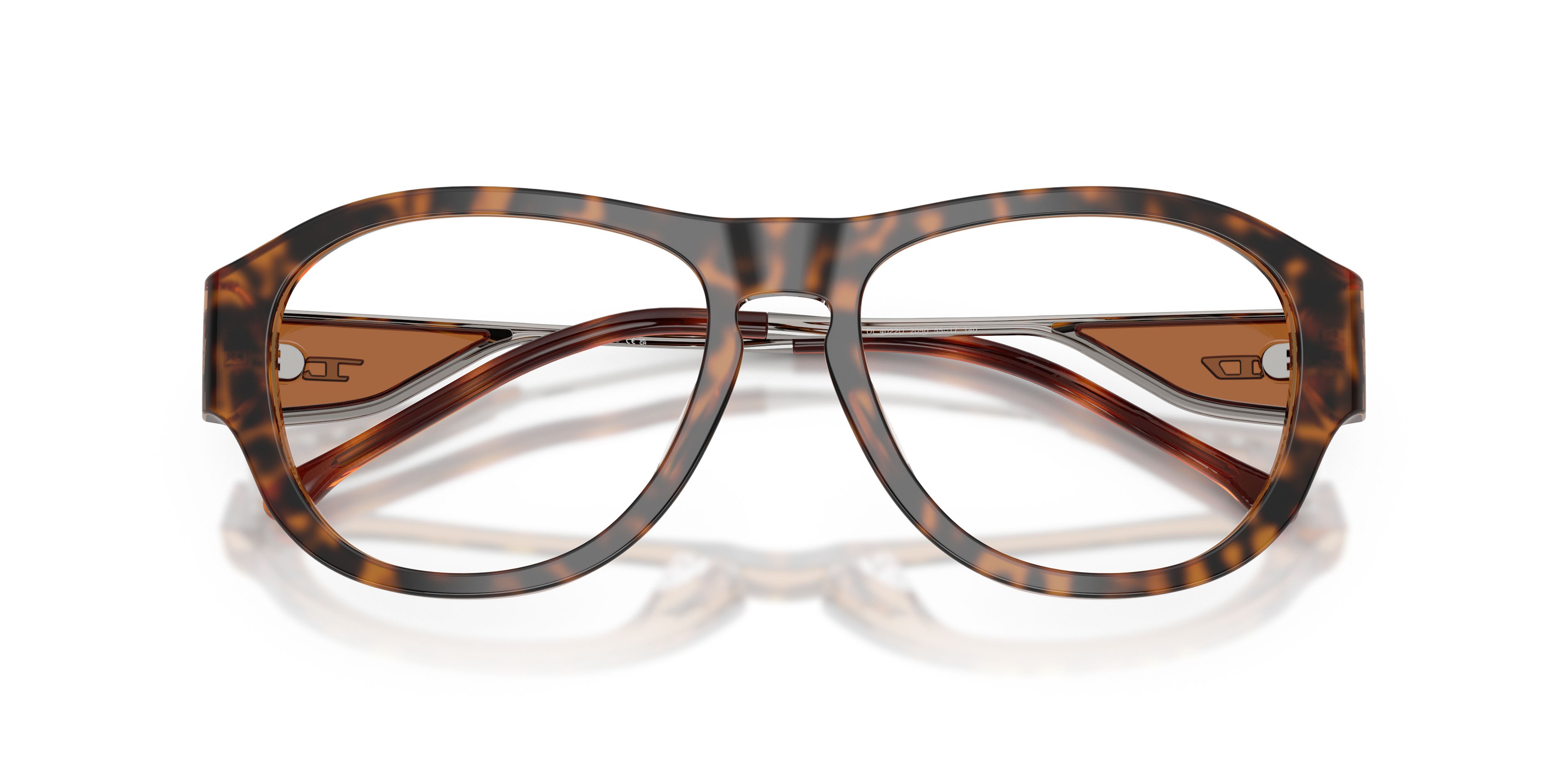 Eyeglasses Diesel DL 4022U (2050) color havana classico shape square lenses lente demo