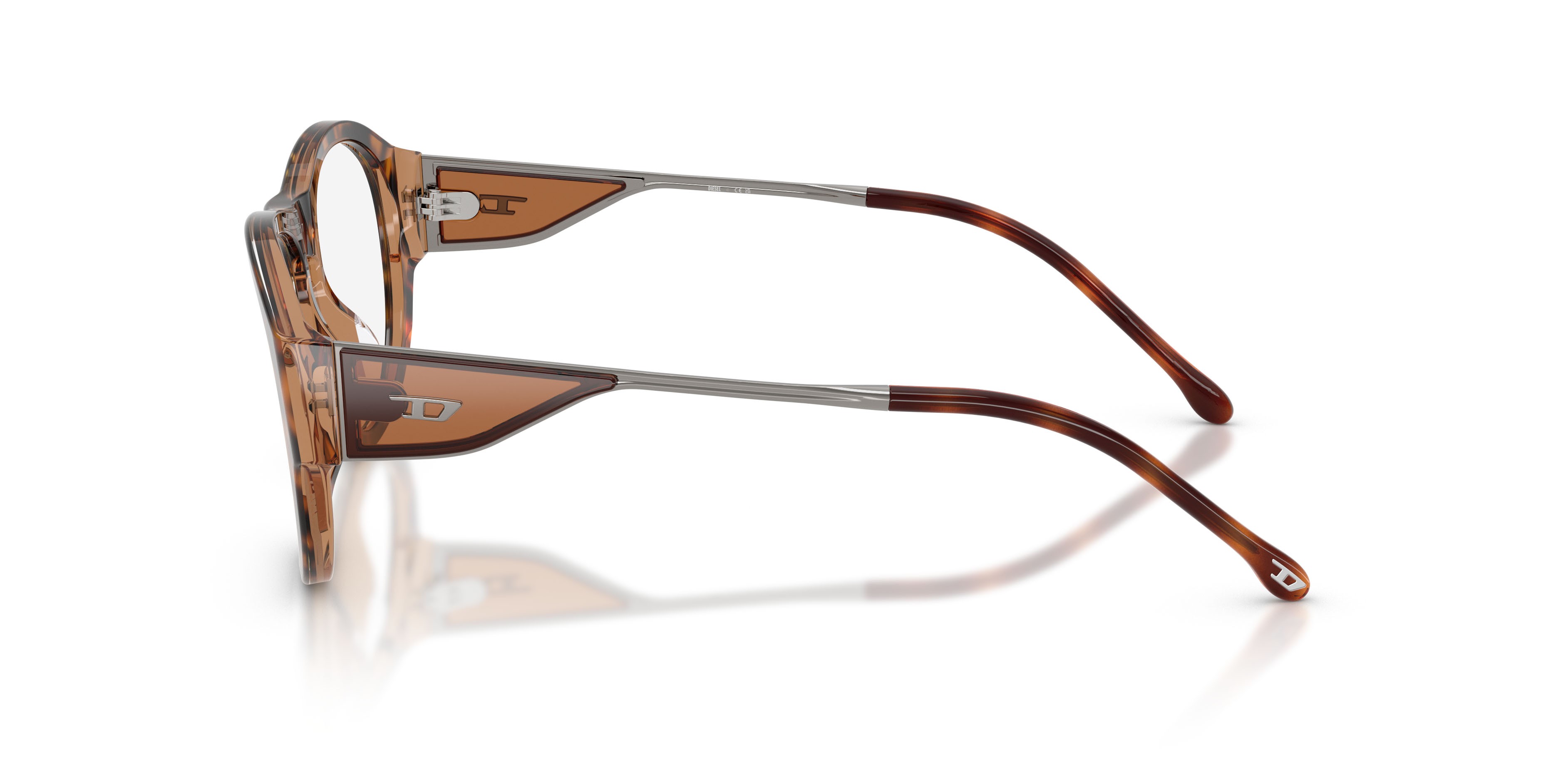 Eyeglasses Diesel DL 4022U (2050) color havana classico shape square lenses lente demo