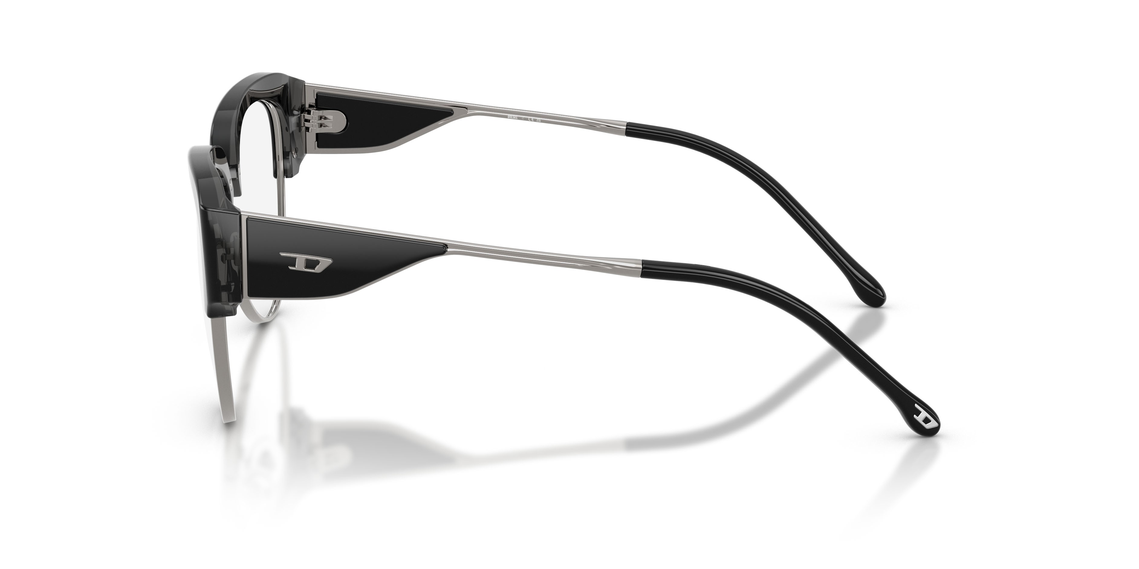 Eyeglasses Diesel DL 4023 (2044) color nero/grigio shape oval lenses lente demo