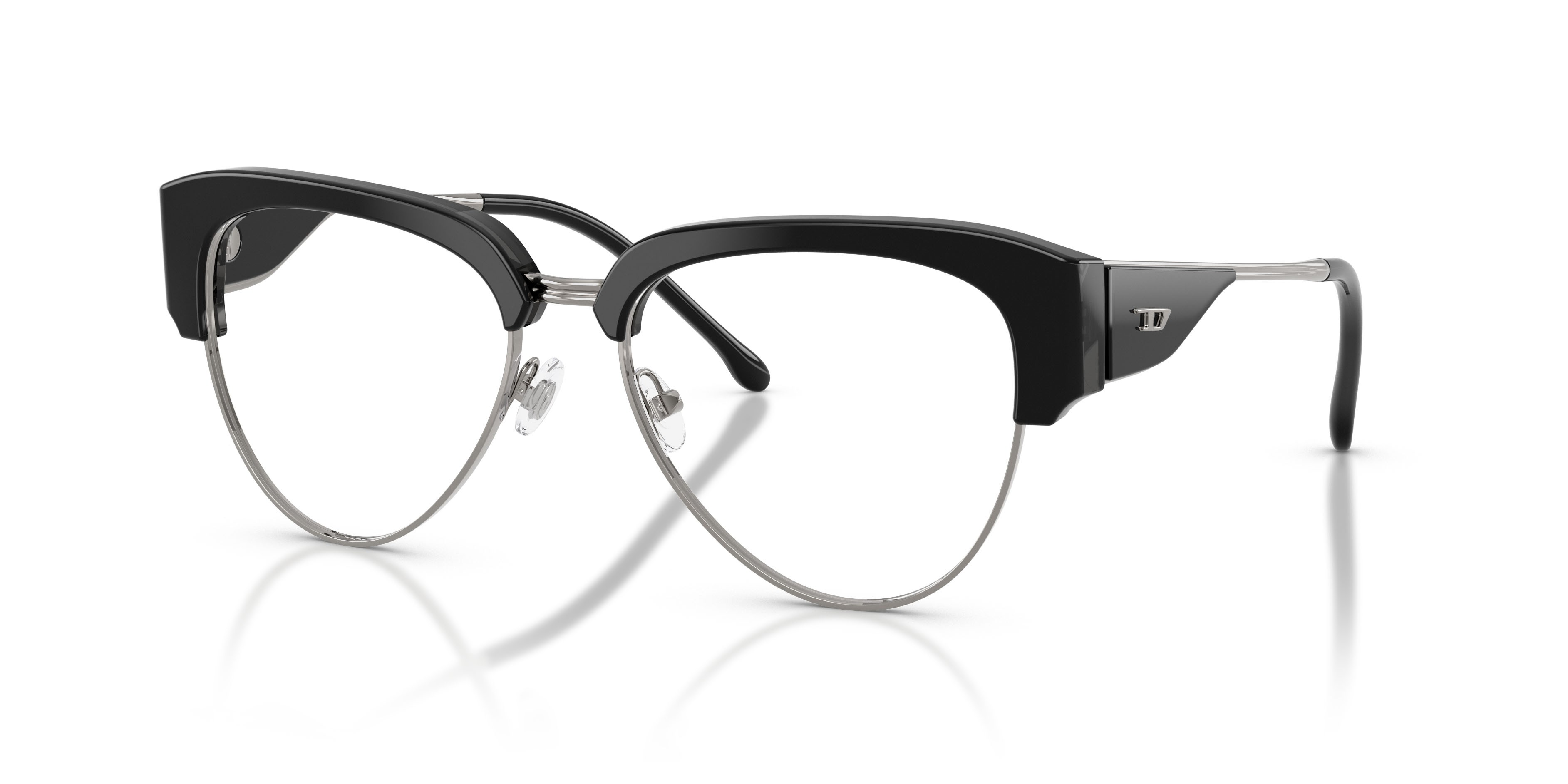 Eyeglasses Diesel DL 4023 (2044) color nero/grigio shape oval lenses lente demo