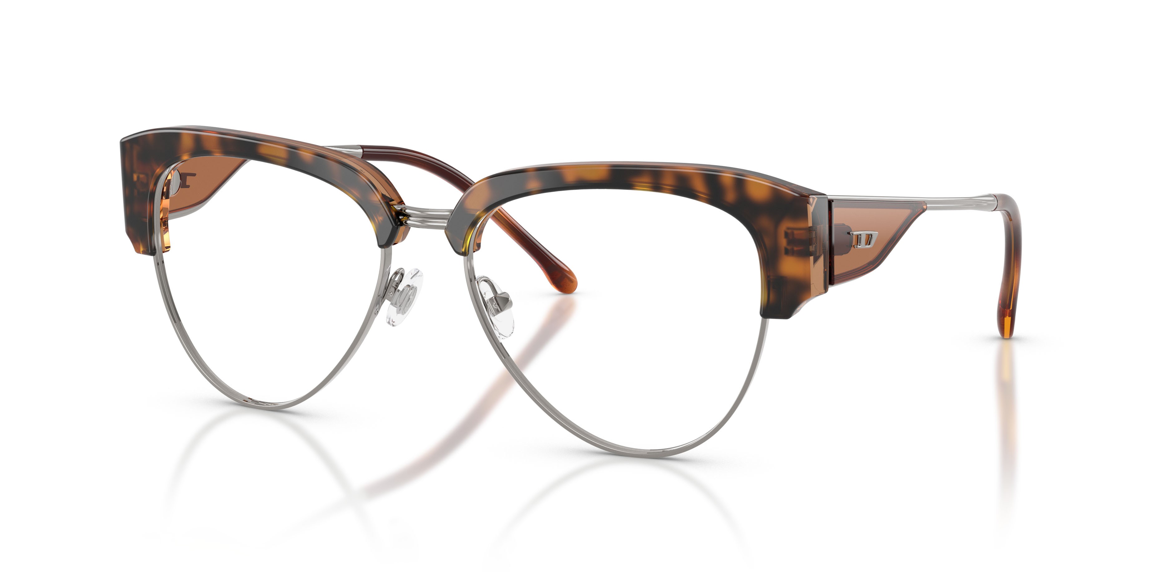 Eyeglasses Diesel DL 4023 (2050) color havana classico shape oval lenses lente demo