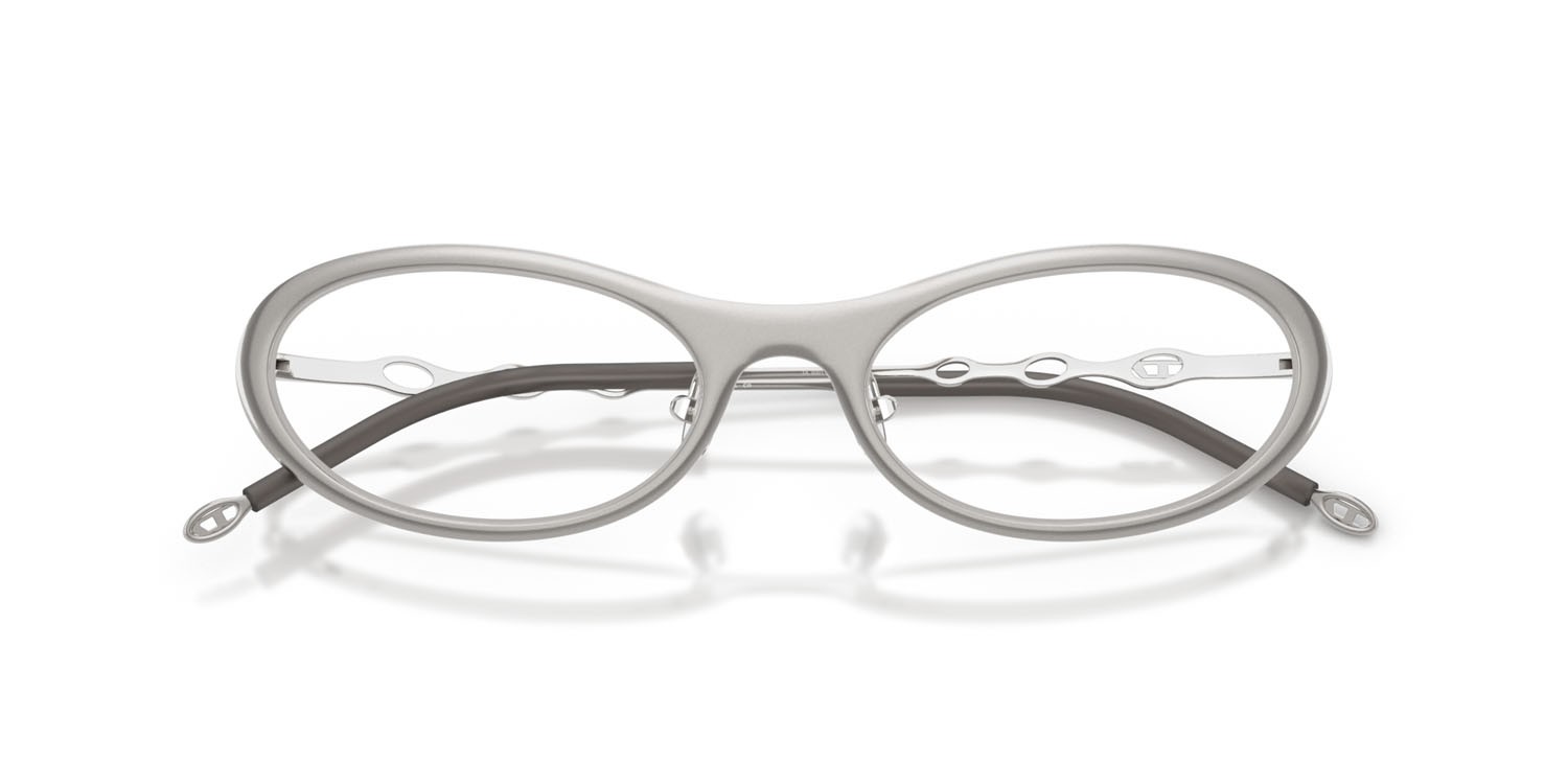 Occhiali da vista Diesel DL 5001 (1039) colore sand shiny gunmetal forma ovale lenti lente demo