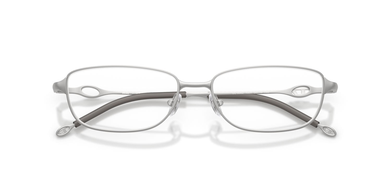 Eyeglasses Diesel DL 5002 (1007) color argento opaco shape rectangle lenses lente demo