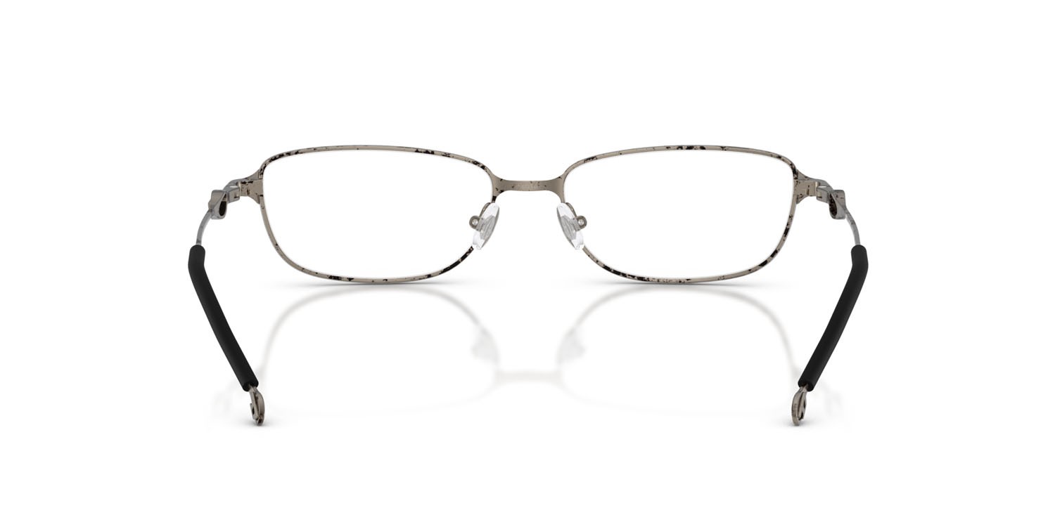 Eyeglasses Diesel DL 5002 (1032) color paper transfer silver shape rectangle lenses lente demo