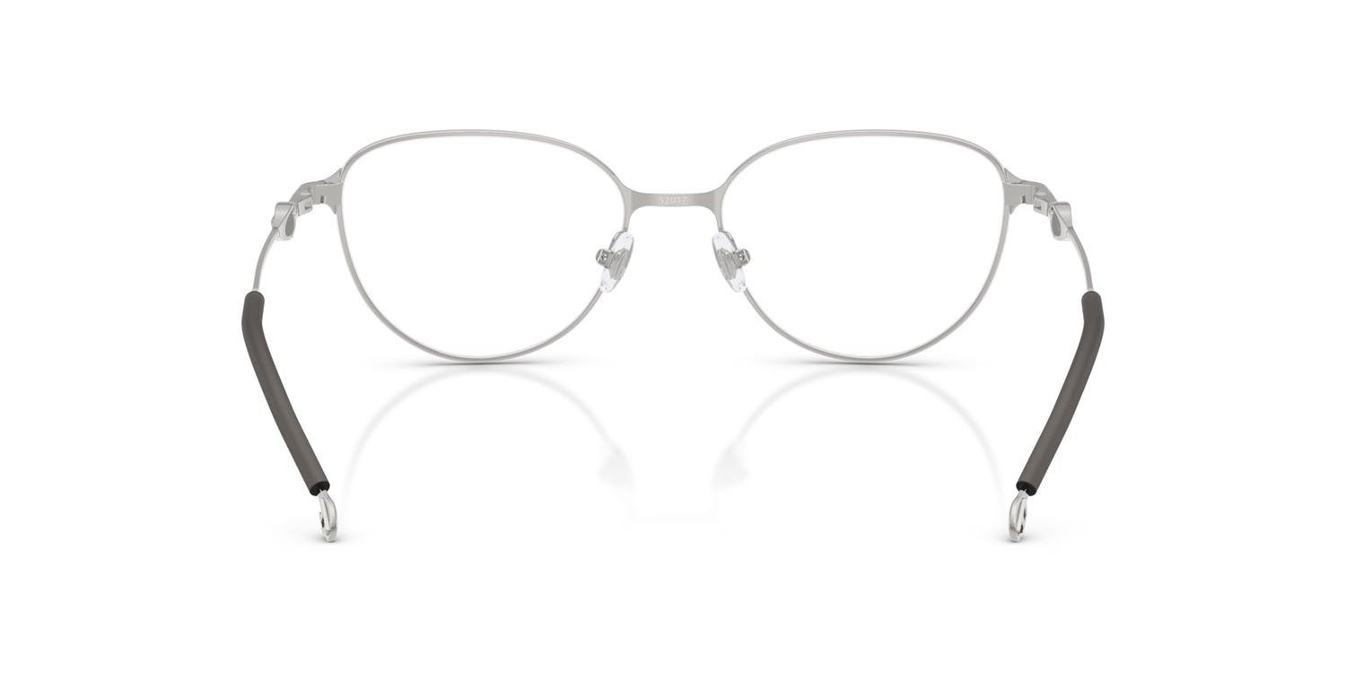 Eyeglasses Diesel DL 5003 (1001) color argento lucido shape oval lenses lente demo