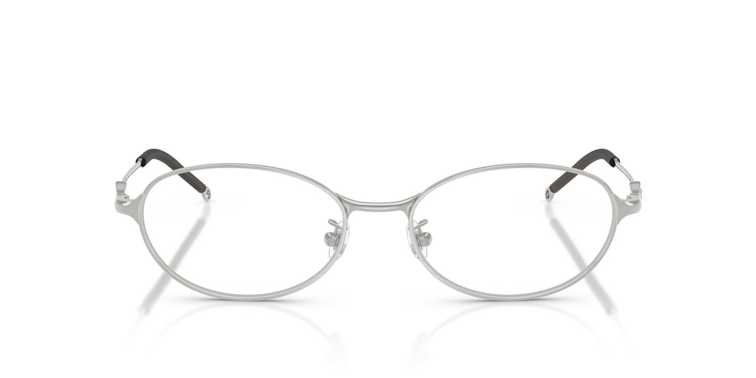 Eyeglasses Diesel DL 5004D (1001) color argento lucido shape oval lenses lente demo