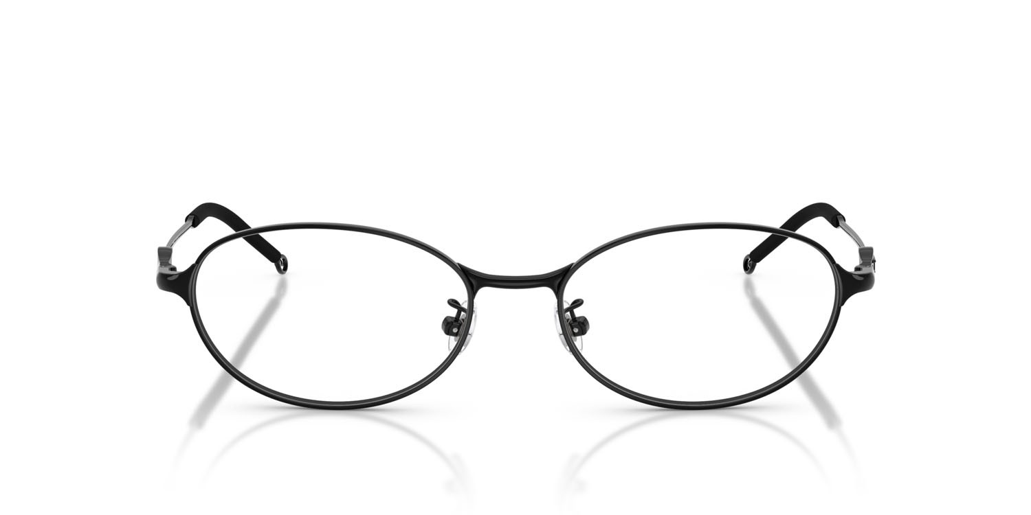 Eyeglasses Diesel DL 5004D (1002) color nero lucido shape oval lenses lente demo