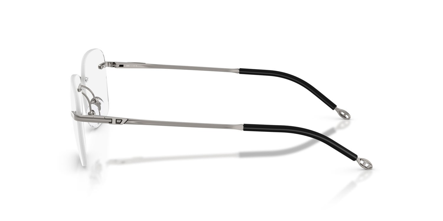 Eyeglasses Diesel DL 5005 (1003) color gunmetal brillante shape square lenses lente demo