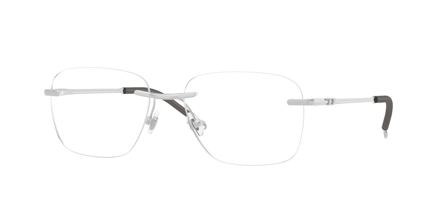 Eyeglasses Diesel DL 5005 (1016) color argento sabbiato shape square lenses lente demo