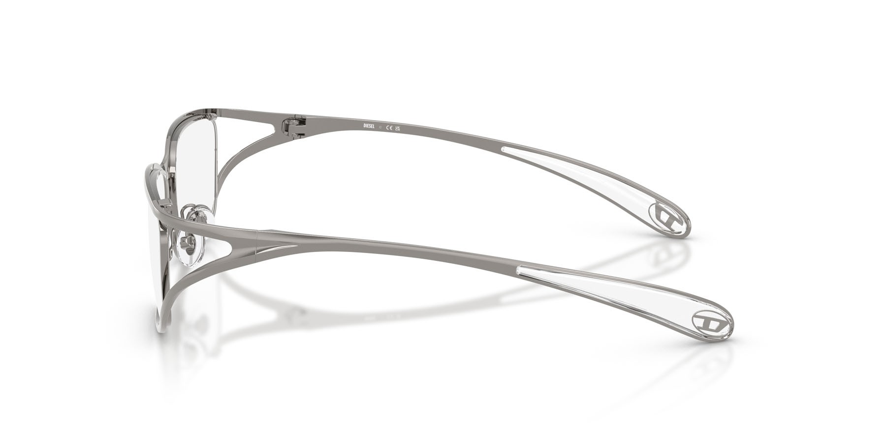 Eyeglasses Diesel DL 5006 (1003) color gunmetal shape rectangle lenses lente demo