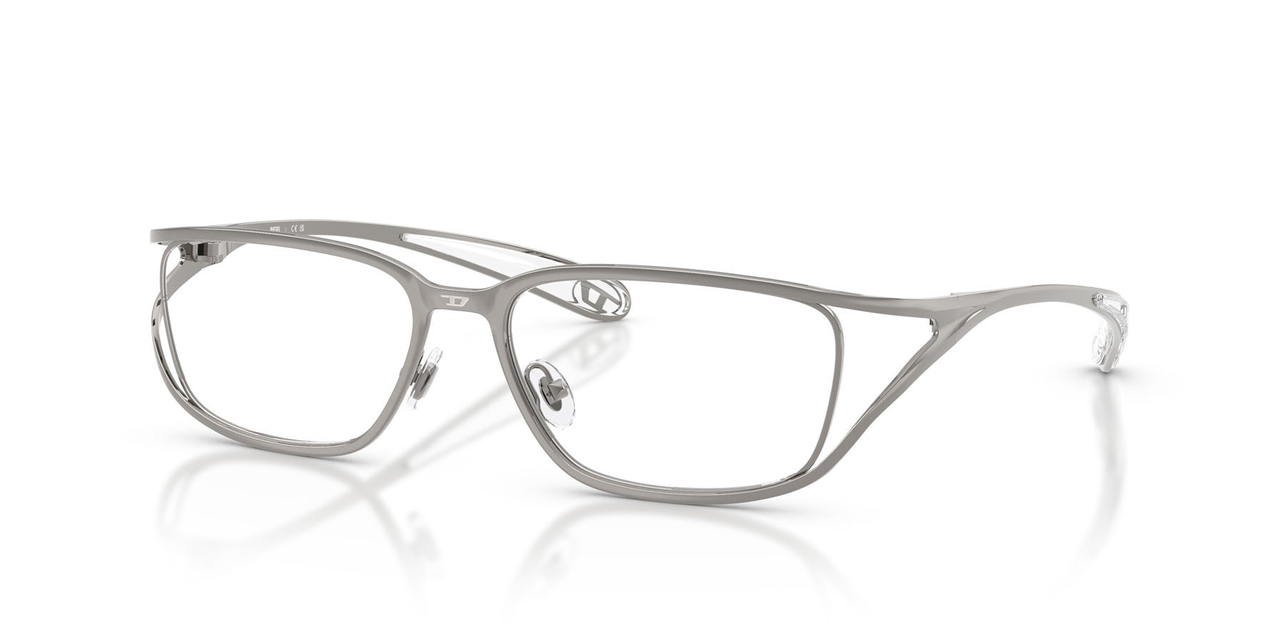 Eyeglasses Diesel DL 5006 (1003) color gunmetal shape rectangle lenses lente demo