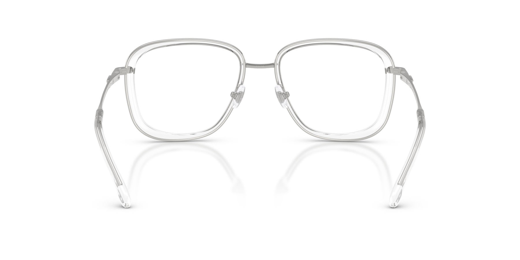 Occhiali da vista Diesel DL 5009 (1001) colore argento lucido forma ovale lenti lente demo