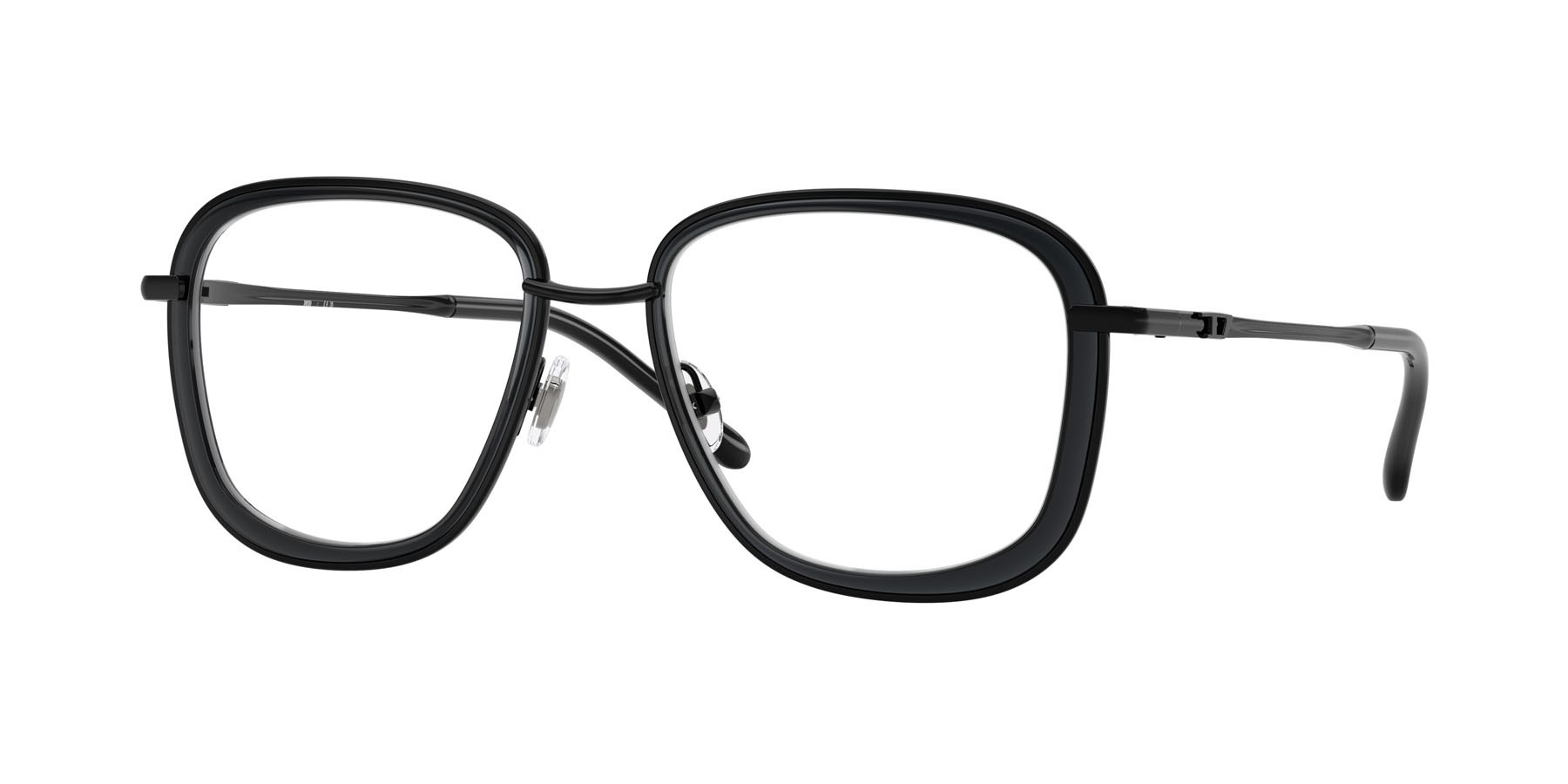 Eyeglasses Diesel DL 5009 (1002) color nero lucido shape oval lenses lente demo