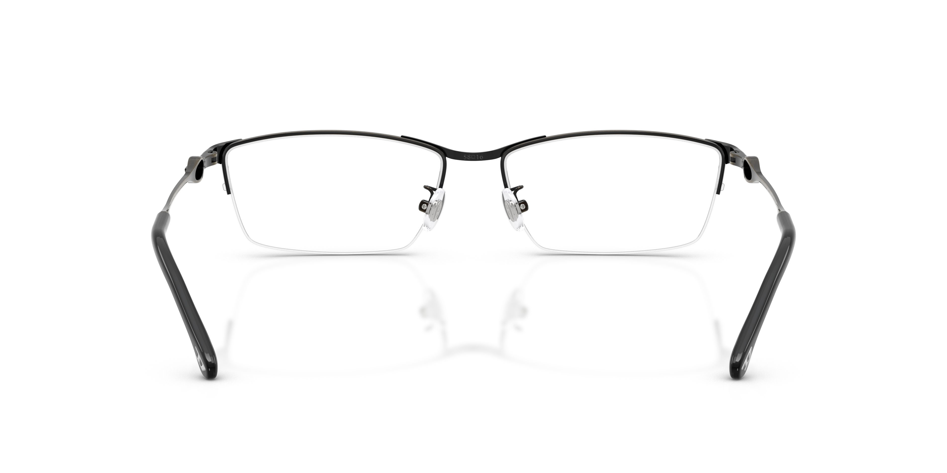 Eyeglasses Diesel DL 5011D (1029) color brushed light grey green shape rectangle lenses lente demo