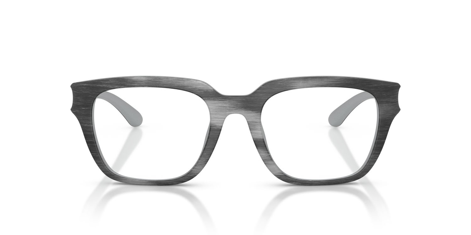 Occhiali da vista Diesel DL 6001U (2015) colore grigio spazzolato nero forma quadrato lenti lente demo