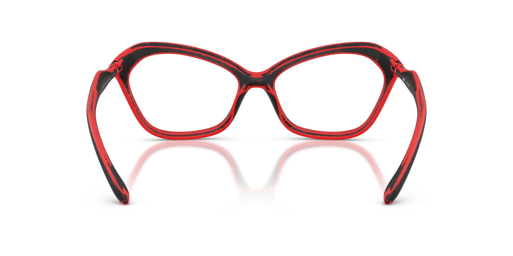 Eyeglasses Diesel DL 6003U (2009) color black barrelling red shape cat eye lenses lente demo
