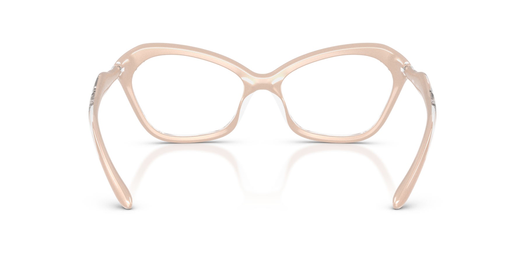 Eyeglasses Diesel DL 6003U (2034) color crystal champagne shape cat eye lenses lente demo
