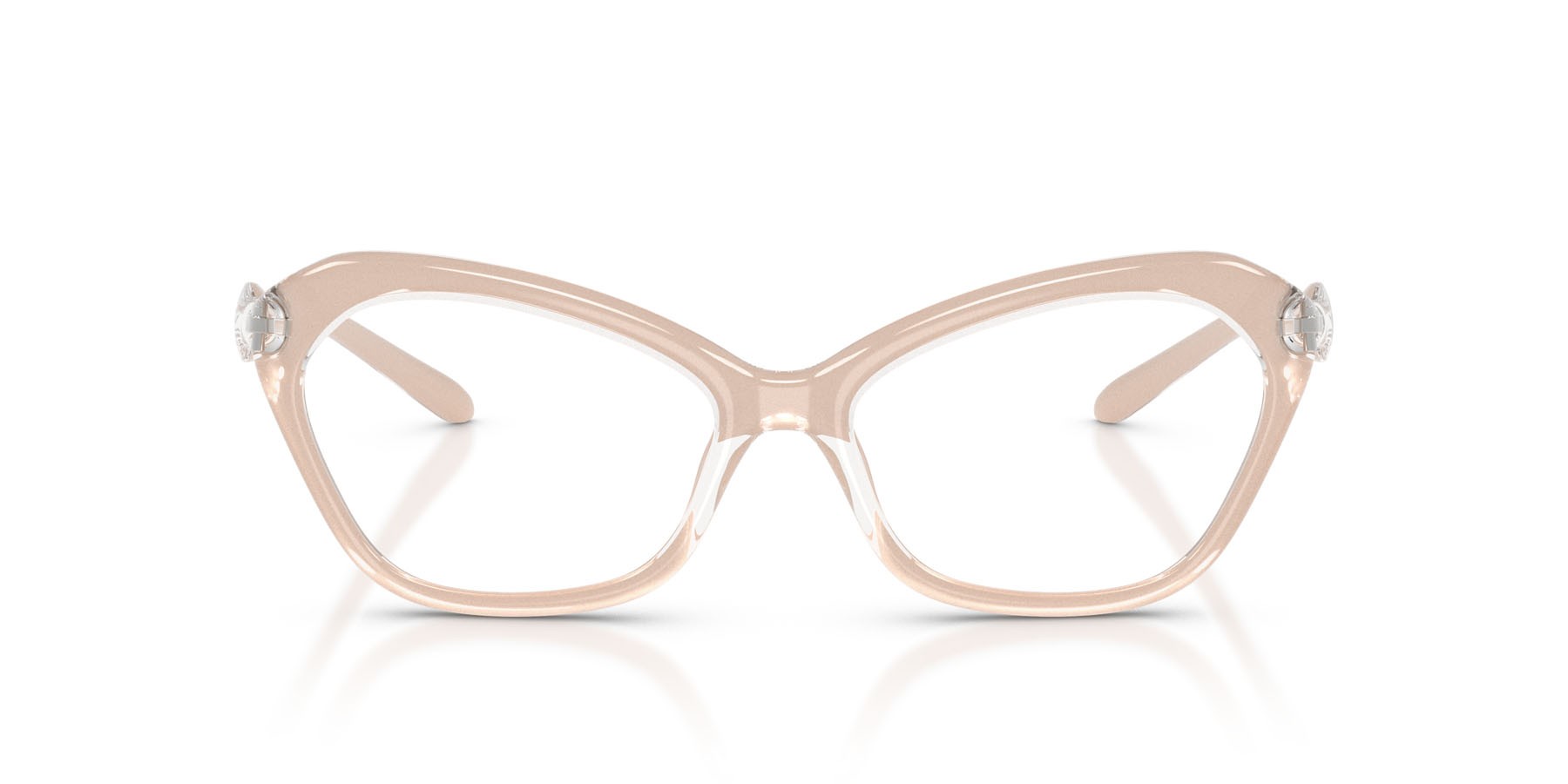 Eyeglasses Diesel DL 6003U (2034) color crystal champagne shape cat eye lenses lente demo