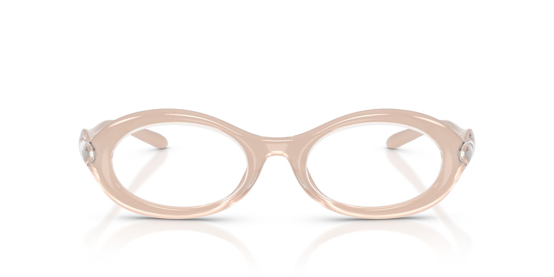 Occhiali da vista Diesel DL 6005U (2034) colore crystal champagne forma ovale lenti lente demo