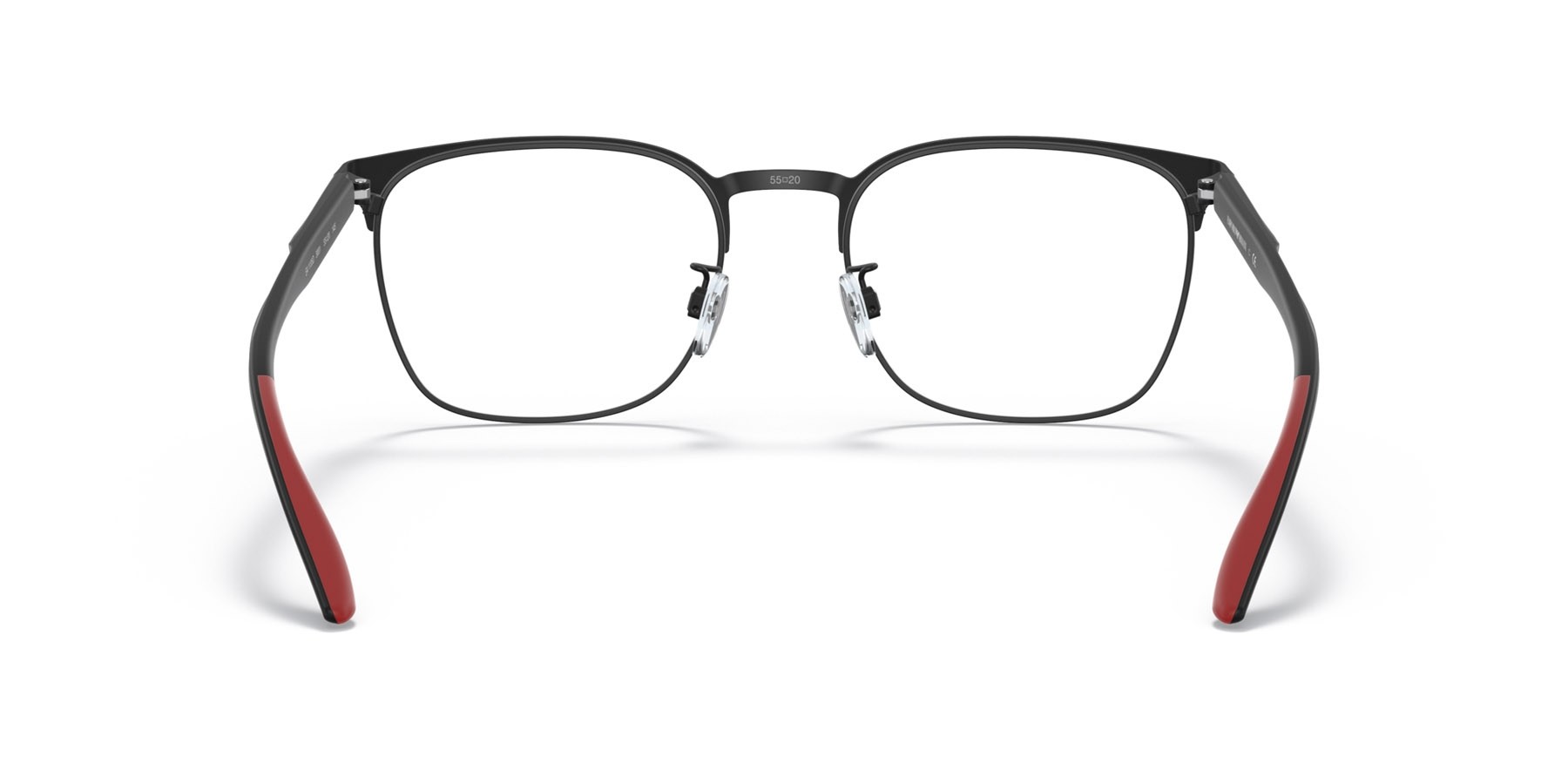 Occhiali da vista Emporio Armani EA 1135D (3001) colore nero opaco forma quadrato lenti lente demo