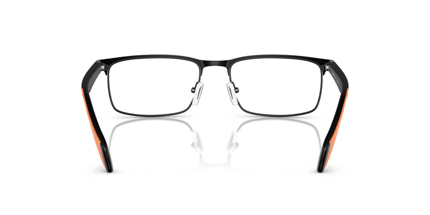 Occhiali da vista Emporio Armani EA 1149 (3226) colore nero opaco forma rettangolare lenti lente demo
