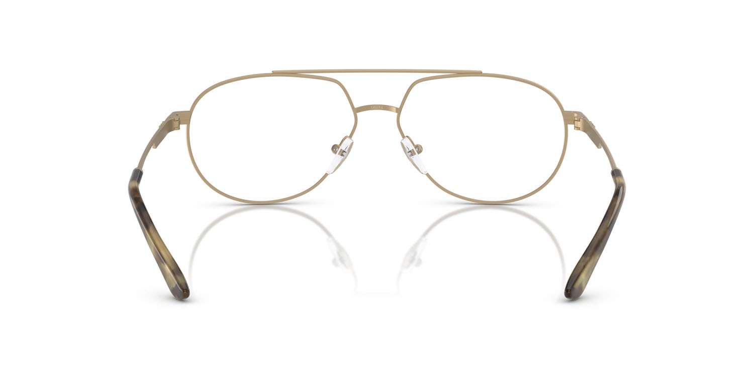 Occhiali da vista Emporio Armani EA 1165 (3002) colore oro pallido opaco forma aviator lenti lente demo