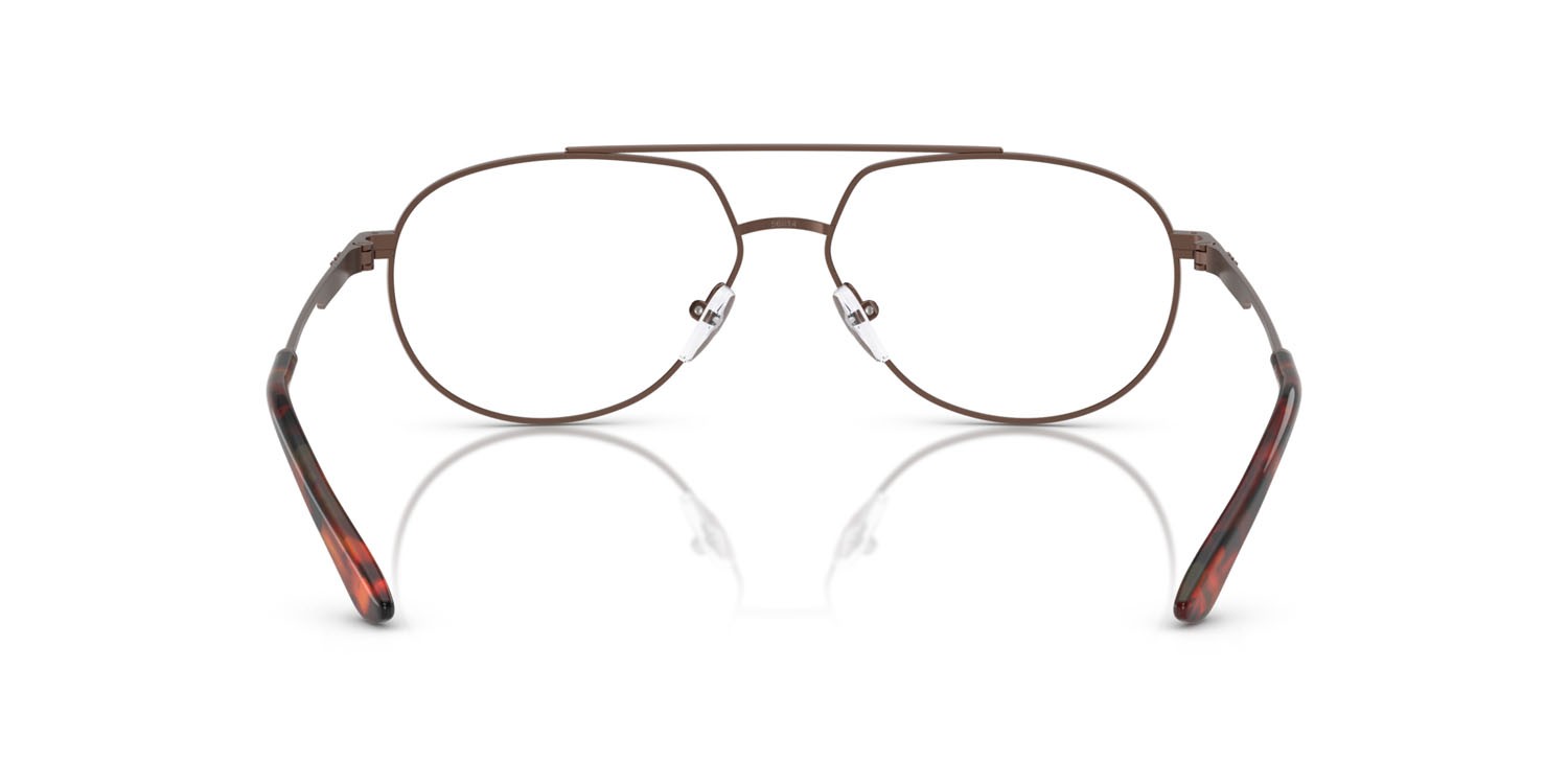 Occhiali da vista Emporio Armani EA 1165 (3006) colore bronzo opaco forma aviator lenti lente demo