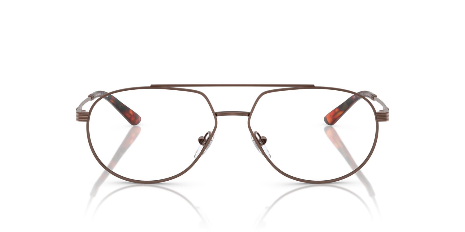 Occhiali da vista Emporio Armani EA 1165 (3006) colore bronzo opaco forma aviator lenti lente demo