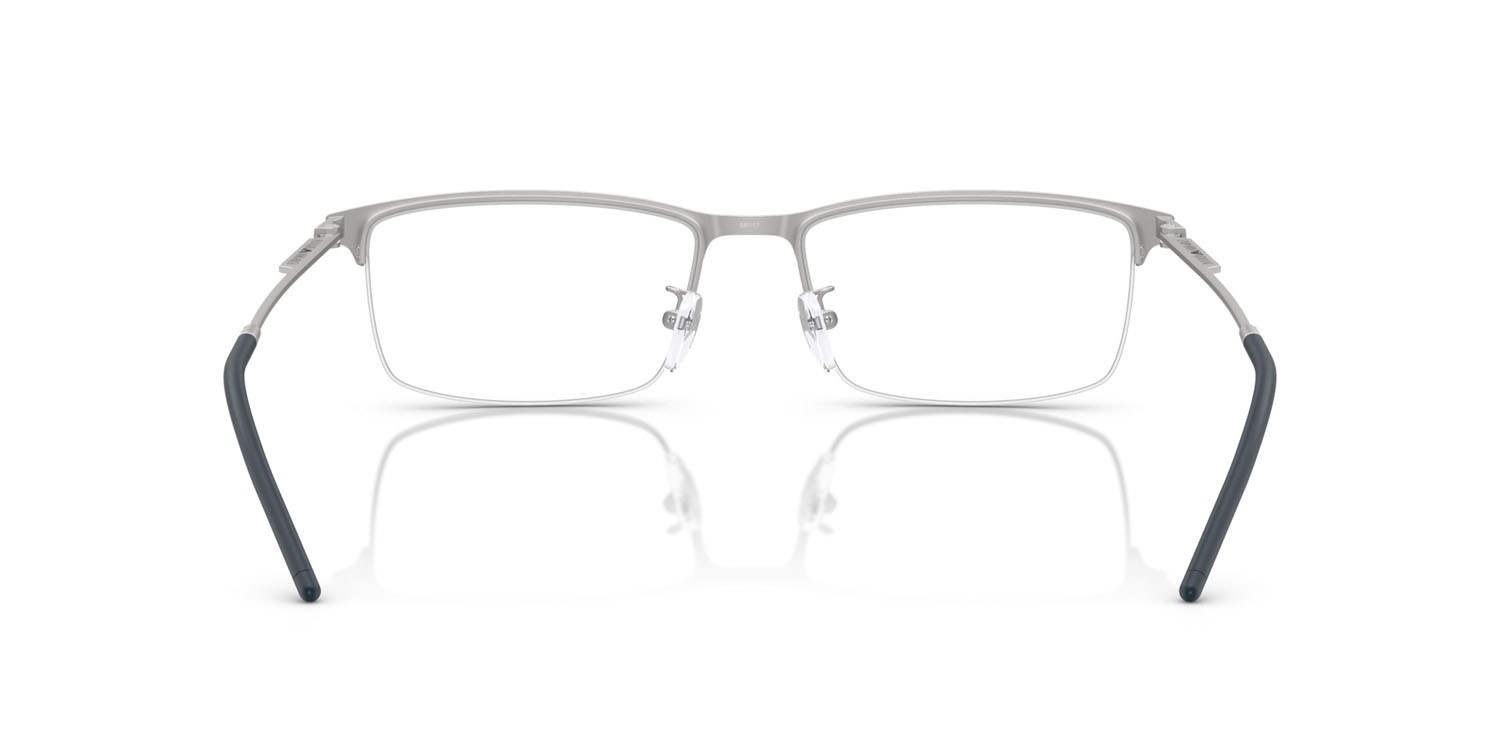 Occhiali da vista Emporio Armani EA 1168D (3042) colore blu scuro opaco forma rettangolare lenti lente demo