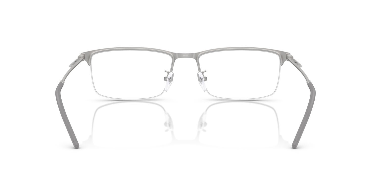 Occhiali da vista Emporio Armani EA 1168D (3061) colore nero opaco/argento forma rettangolare lenti lente demo